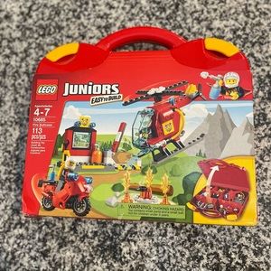 Lego Junior fire suitcase